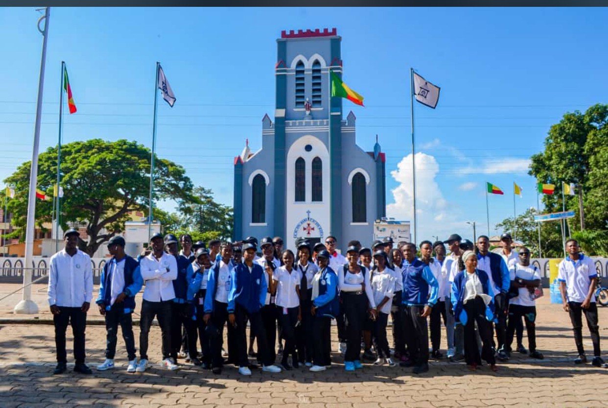 Students at ISSIC University Benin